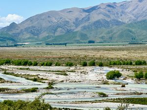 Ahuriri River,Clay Cliffs at Omarama, South Island New Zealand
