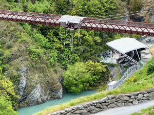 Bungee jumping in south New Zealand