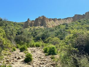Clay Cliffs at Omarama, South Island New Zealand