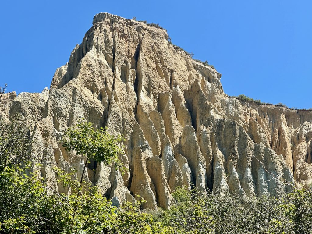 Clay Cliffs at Omarama, South Island New Zealand