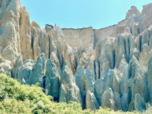 Clay Cliffs at Omarama, South Island New Zealand