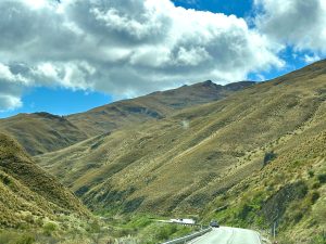 Drive to Cadrona,from Queenstown, South Island, New Zealand