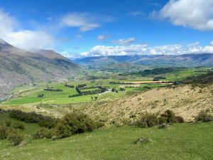 Driving to Cadrona,from Queenstown, South Island, New Zealand