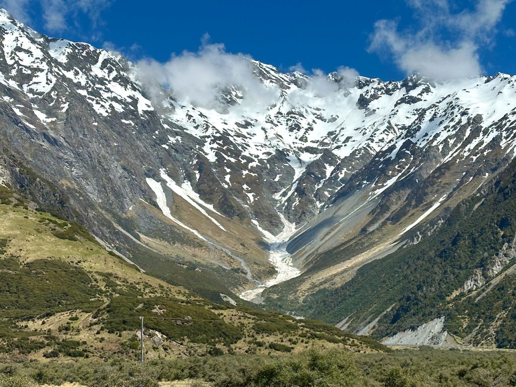 Glacier by Aoraki / Mount Cook, South Island, New Zealand