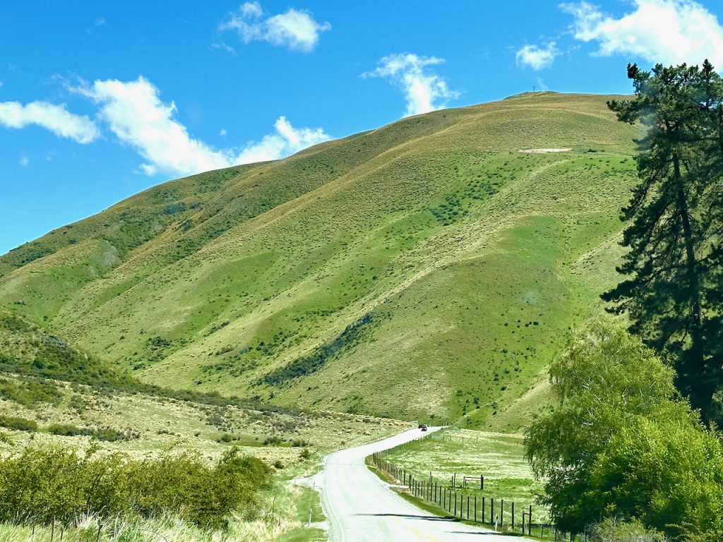 On the road from Omarama to Cromwell, South Island New Zealand