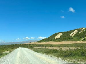 Road to the Clay Cliffs at Omarama