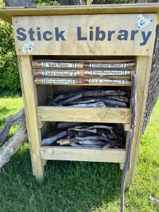 Stick Library, Lake Hāwea near Wanaka, South Island, New Zealand