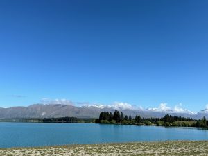 driving to Aoraki / Mount Cook, South Island, New Zealand