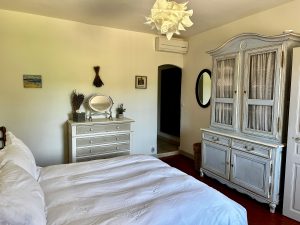 Master bedroom suite in our Lourmarin village house for rent