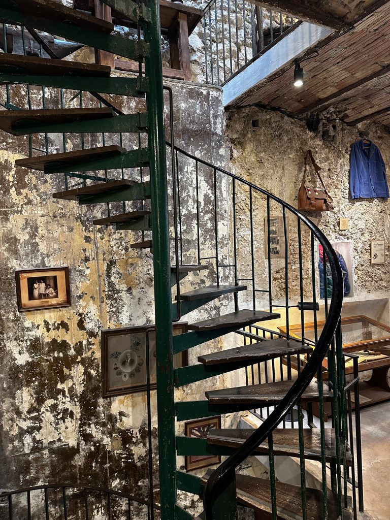 Museum staircase in Maison Empereur, Marseille