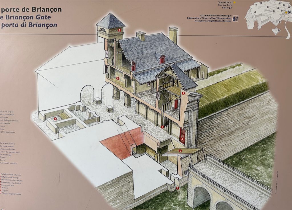 Briancon Gate at Mt Dauphin, les Hautes-Alpes, Provence, France