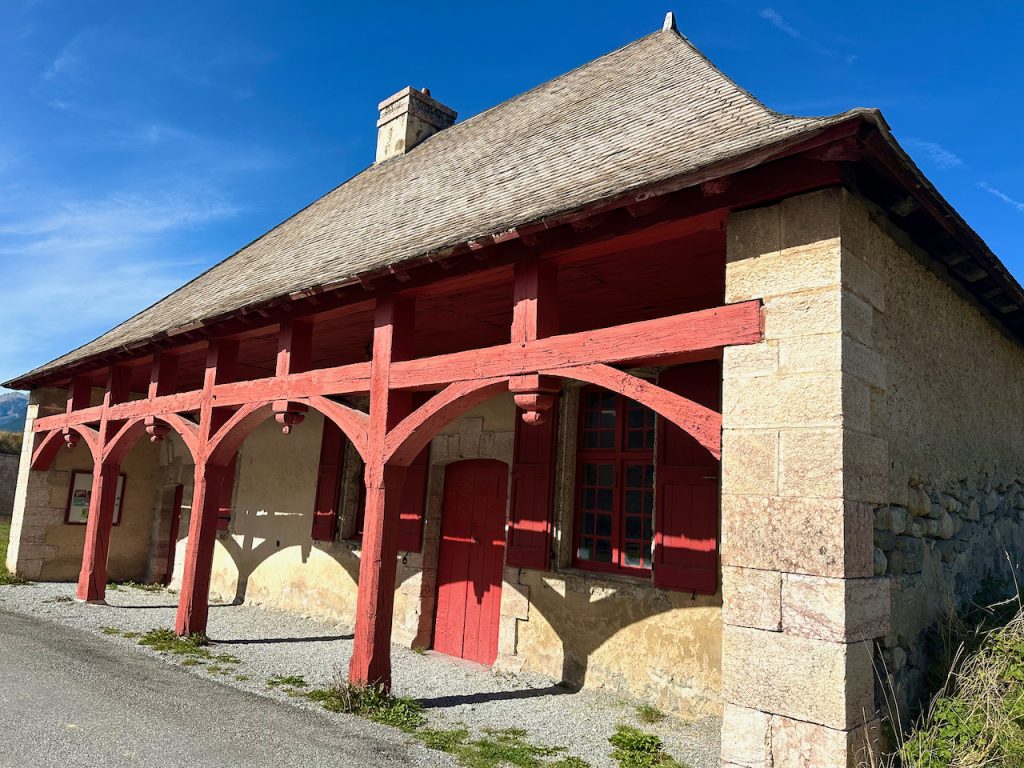By the entry to the village of Mt Dauphin, les Hautes-Alpes, Provence, France