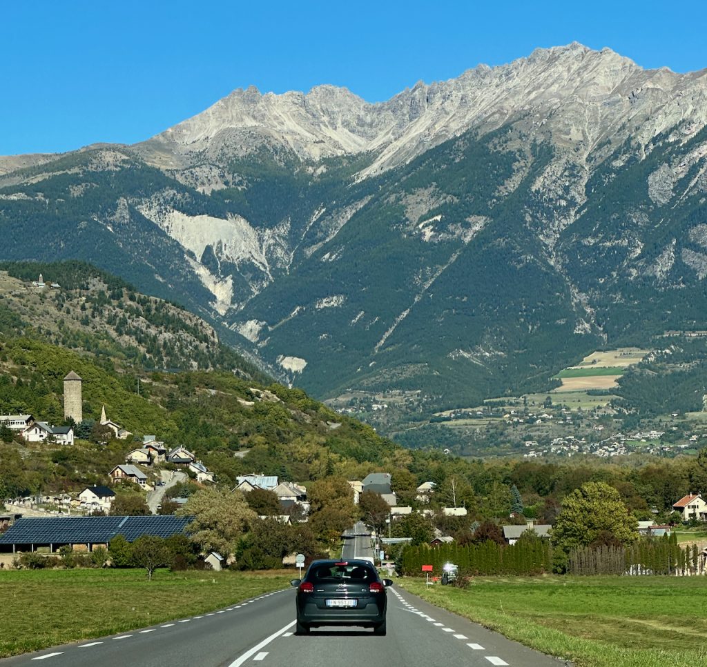 Driving to Les Hautes-Alpes, Provence, France