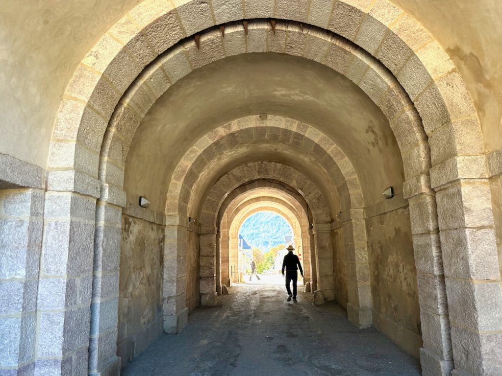 Entering Mt Dauphin, les Hautes-Alpes, Provence, France