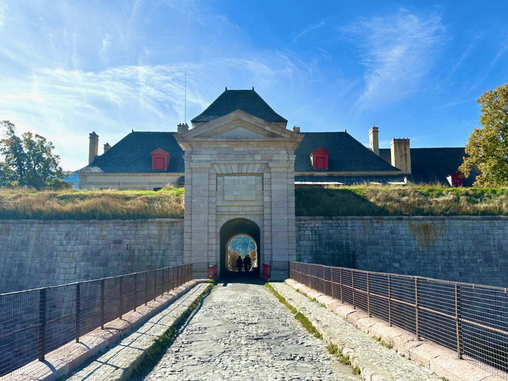 Entrance gate to the village of Mt Dauphin, les Hautes-Alpes, Provence, France