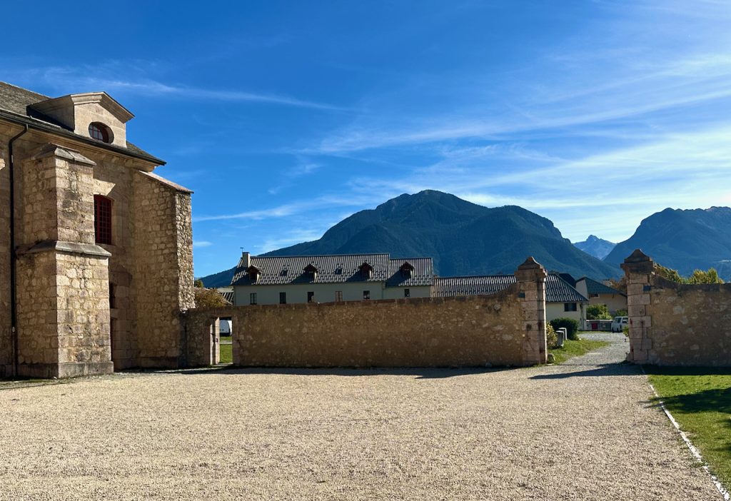 Entrance to Arsenal at Mont-Dauphin, Mt Dauphin, les Hautes-Alpes, Provence, France