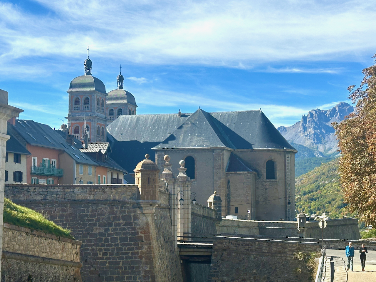 Entrance to the old Cité Vauban, Briançon, Serre Chevalier, Les Hautes-Alpes, Provence, France