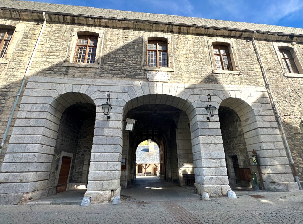 Exit from old city Vauban, Briançon, Les Hautes-Alpes, Provence, France