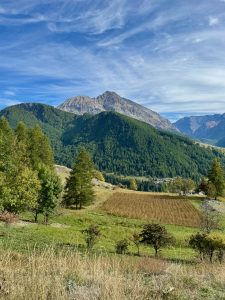 Mountains by Sestrières, Western Italian Alps, Italian ski resort,Italy
