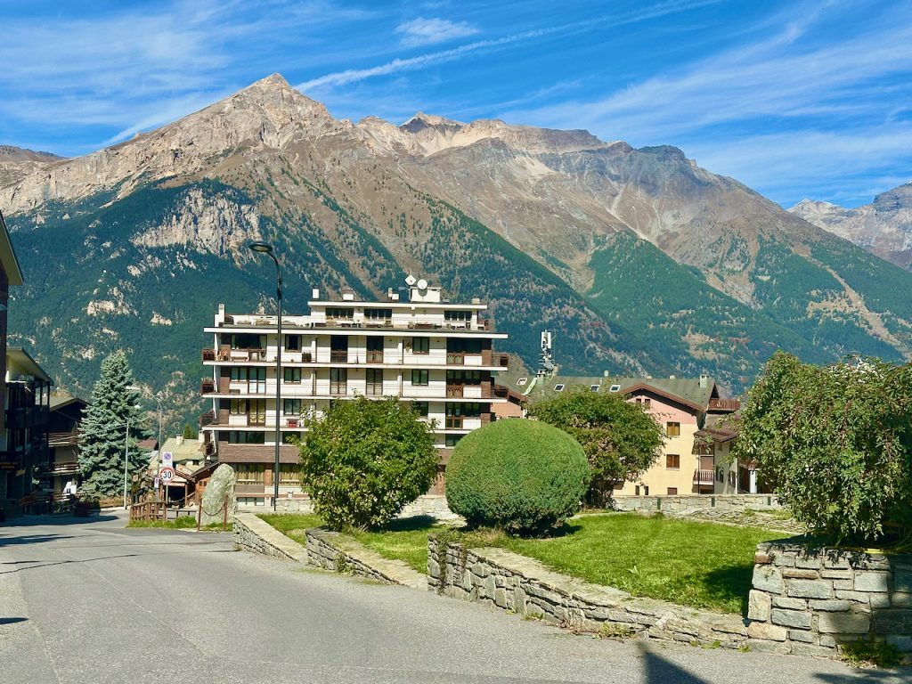 In Sauze D'Oulx, Sauz D'Oulx, Italian ski resort in Western Italian Alps, taly