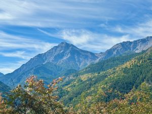 Italian westen Alps near Sauz D'Oulx, Italy