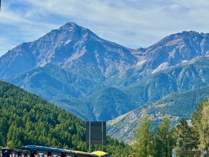 Italian westen Alps near Sauz D'Oulx, Italy