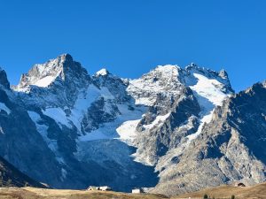 Mountains in Serre Chevalier, Les Hautes-Alpes, Provence, France
