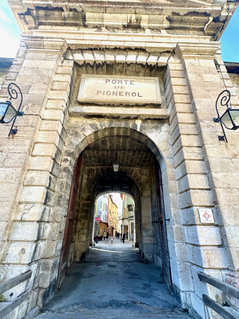 Porte de Pignerol, Entrance to old Vauban's city of Briançon, Serre Chevalier, les Hautes-Alpes, Provence, France