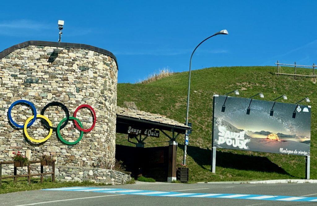 Sauz D'Oulx, Iitlain ski resort in Western Italian Alps,taly