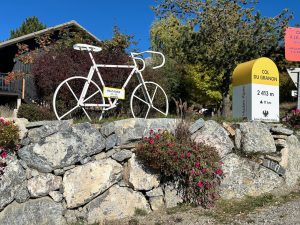 Tour de France at Col du Granon, Les Hautes-Alpes, Serre Chevalier, Provence, France