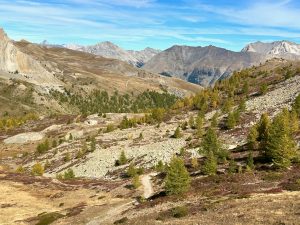 Valley of the Clarée at Col du Granon, les Hautes-Alpes, Serre Chevalier, Provence, France