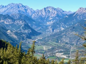 View of the valley from Risoul, Les Hautes-Alpes, Provence, France