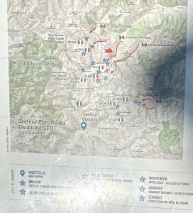 WWII attack on Mt Dauphin, les Hautes-Alpes, Provence, France