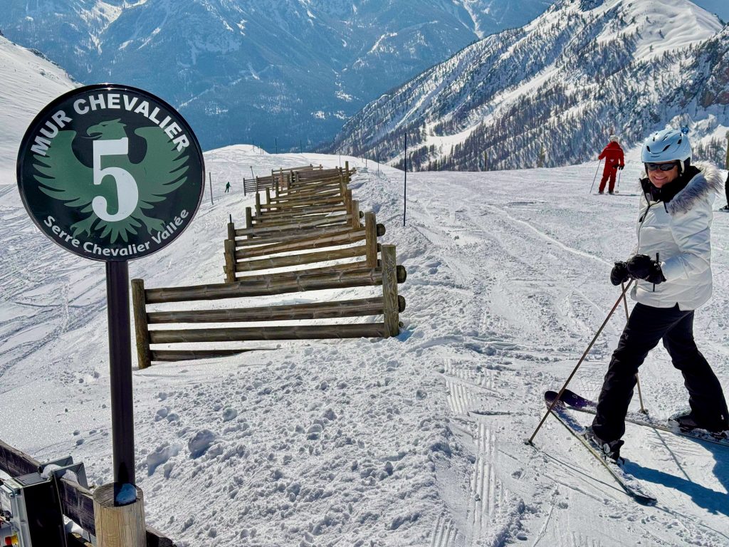 Top of the Serre Chevalier Ski run