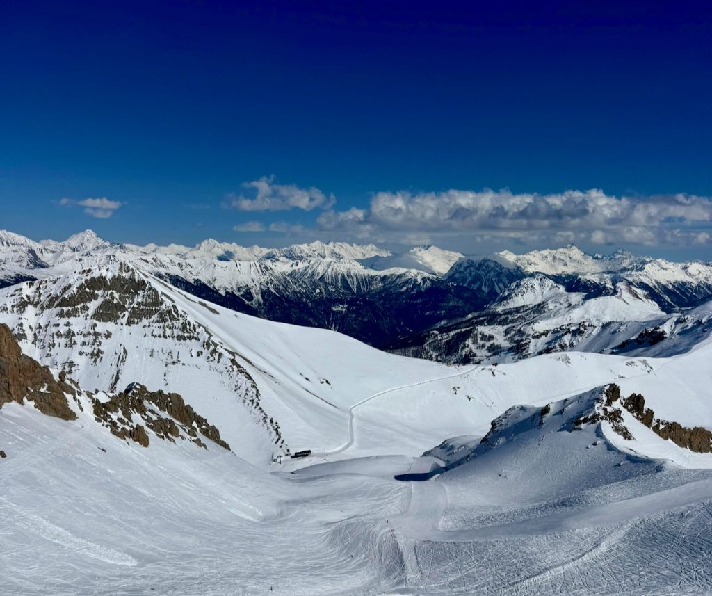 Views of the French Alps at Serre. Chevalier, France