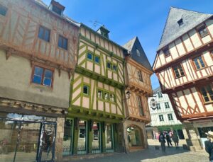 Architecture in Vannes, Brittany, France
