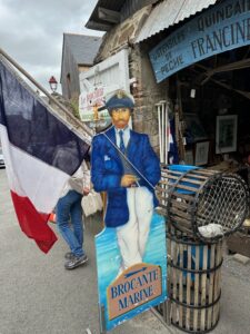 Brocante in Saint Suliac, Brittany, France