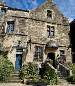 Architecture in Rochefort-en-Terre, Southern Brittany, France