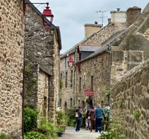 Street in Saint Suliac, Brittany, France