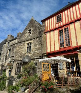 Architecture in Rochefort-en-Terre, Southern Brittany, France