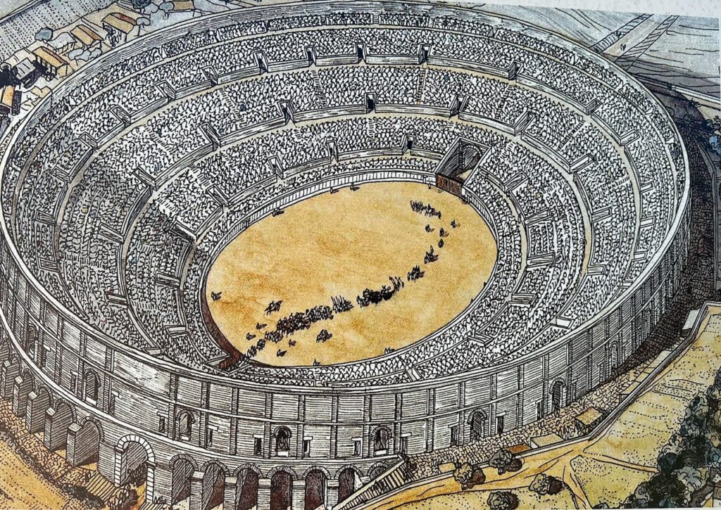 Arènes de Saintes, Charente-Maritime, Western France