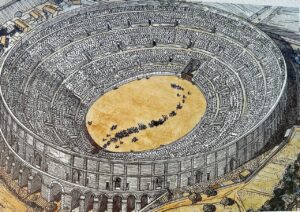 Arènes de Saintes, Charente-Maritime, Western France