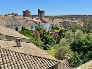 French medieval walled city of Aigues Mortes, Gard, Languedoc Roussillon, France