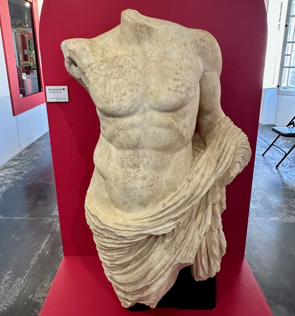 Imperial Roman Statue in Saintes,Charente-Maritime, Western France