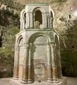 In Monolithic Church of Saint-Jean, Charente, Western France