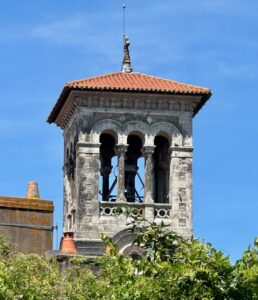 Italian style tower in Clisson,Clisson,Pays de la Loire region of the Loire-Atlantique, France