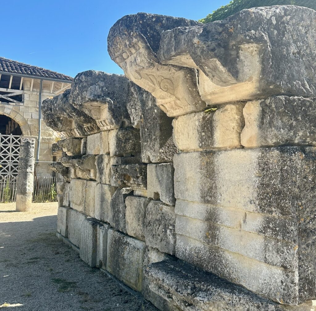 Roman ruins in Saintes, western France