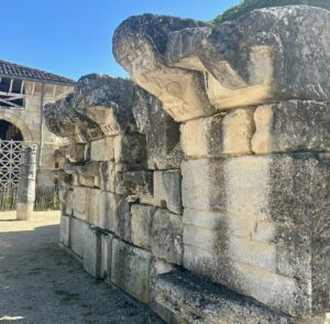 Roman ruins in Saintes, western France