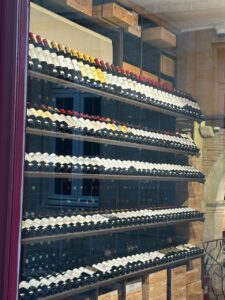 Wine for sale in Saint Émilion, Coteaux of Dordogne, Western France